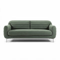 Fabric sofa with modern design in green color 190 x 80 x 85cm